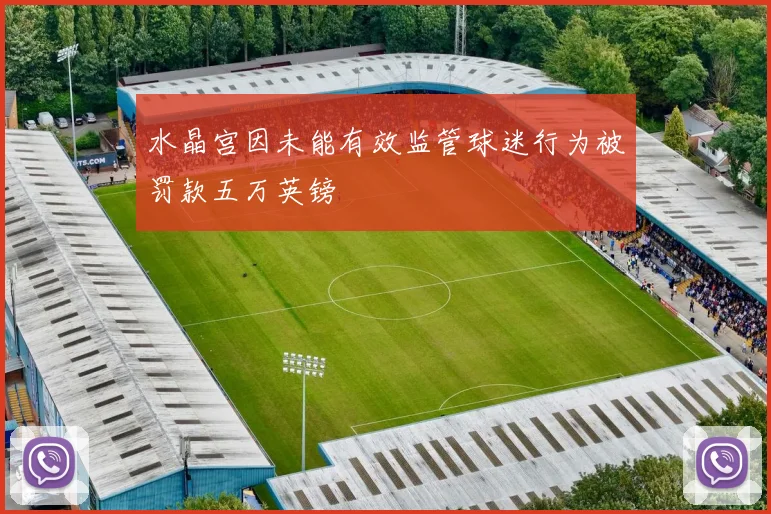 水晶宫因未能有效监管球迷行为被罚款五万英镑
